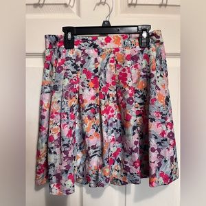 J. Crew watercolor floral skirt size 00 EUC